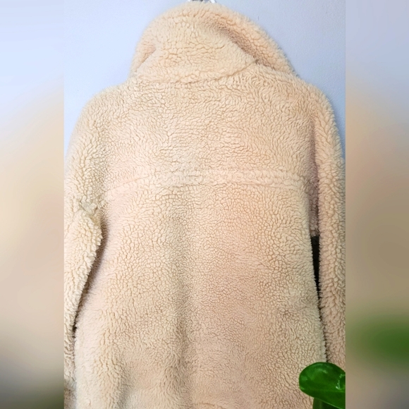 Mango 3 button sherpa jacket - Picture 9 of 11